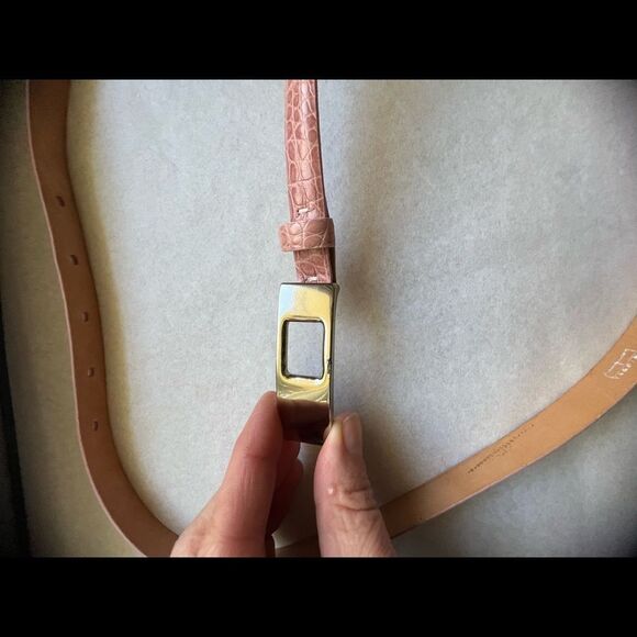 Tardini Genuine American Alligator woman’s belt size 32 main image 3